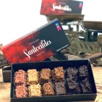 Bombones crocantes de chocolate